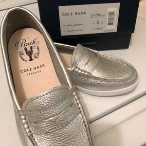 Silver shoes